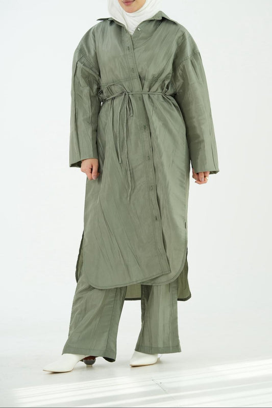 Green Pleats