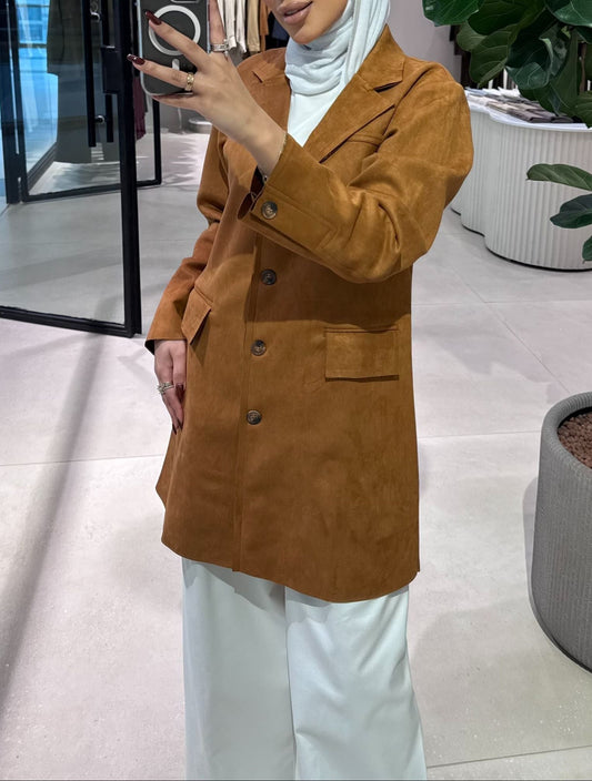 Suede Blazer
