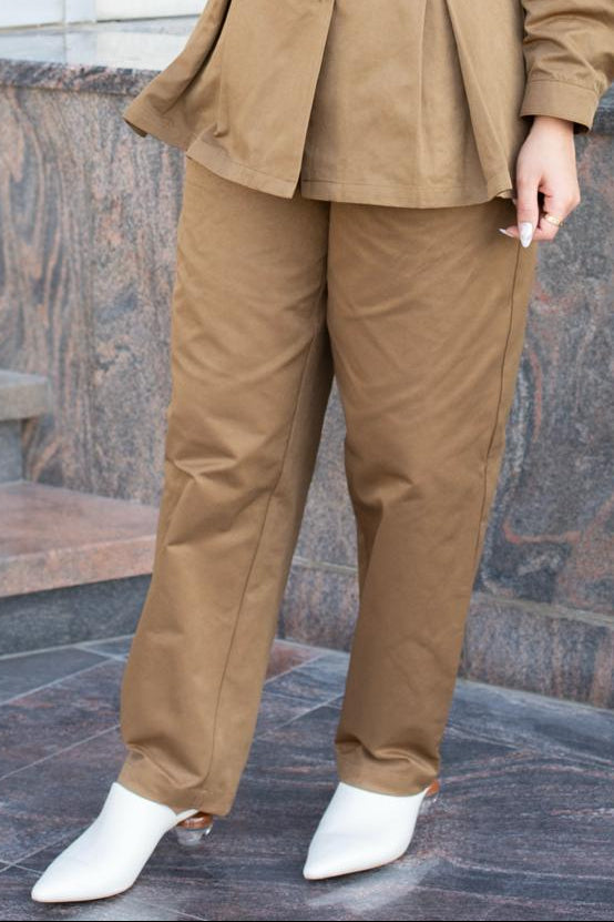 Light Coffee Pants