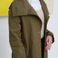 Olive trench coat