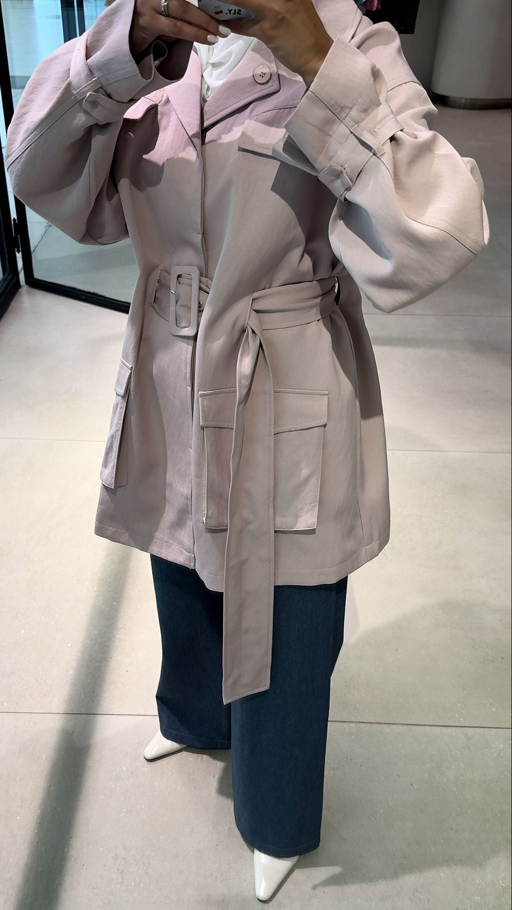 Blush Cargo Jacket