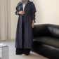 Korean Plaid Navy Blazer