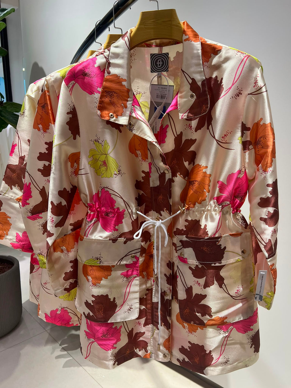 Flower Long Jacket