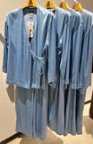 Blue Silk Set