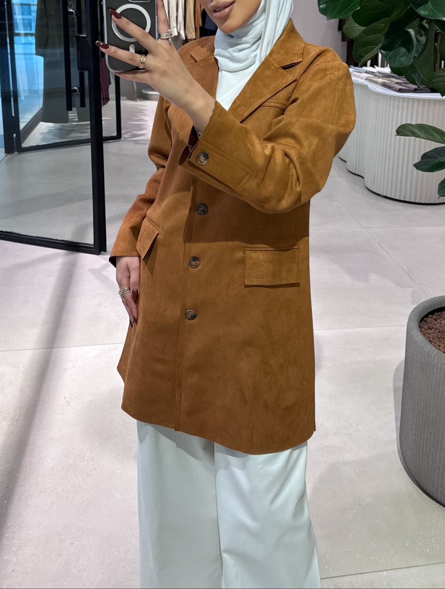 Suede Blazer