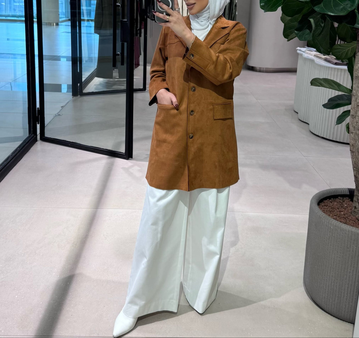 Suede Blazer