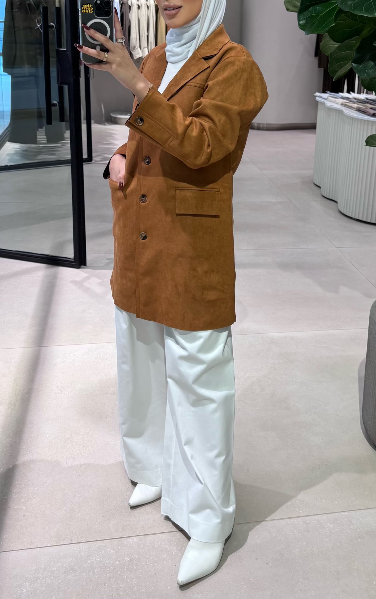 Suede Blazer