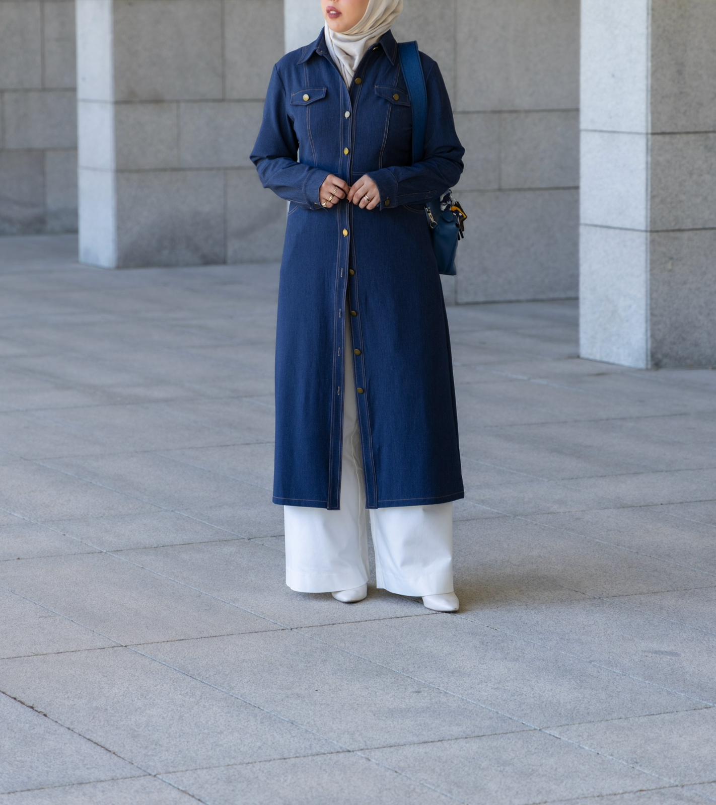 Denim Long Jacket