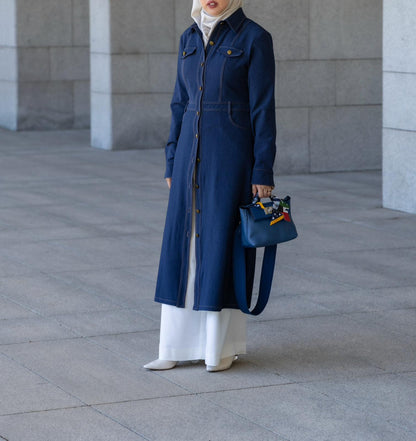 Denim Long Jacket