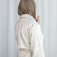 Ivory Silk Blazer