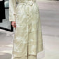 Ivory Silk Blazer