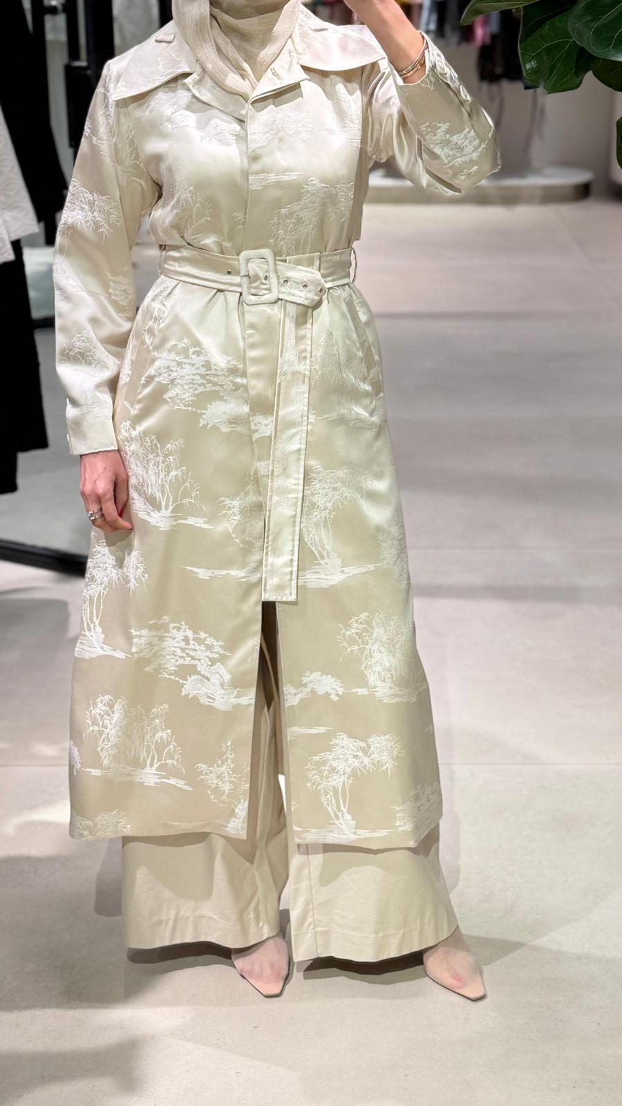 Ivory Silk Blazer