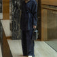 Navy Silk Set