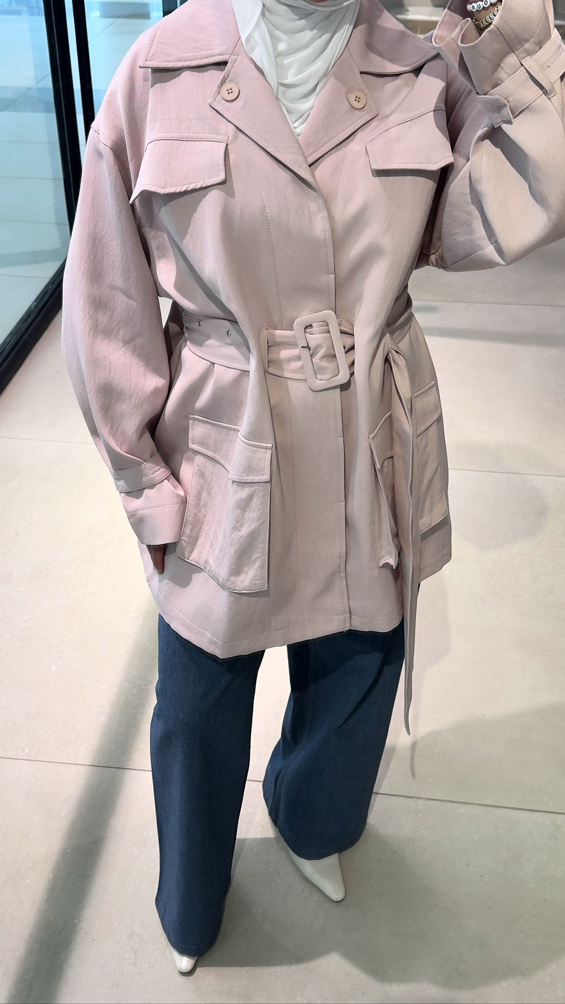 Blush Cargo Jacket