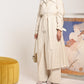 Latte Plaid Trench