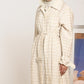Latte Plaid Trench