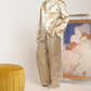 Beige Leopard Silk Set
