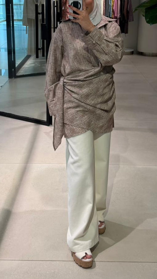Linen Brown Shirt
