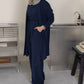Short Trio Navy Set