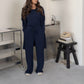 Short Trio Navy Set