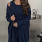 Short Trio Navy Set