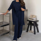 Short Trio Navy Set