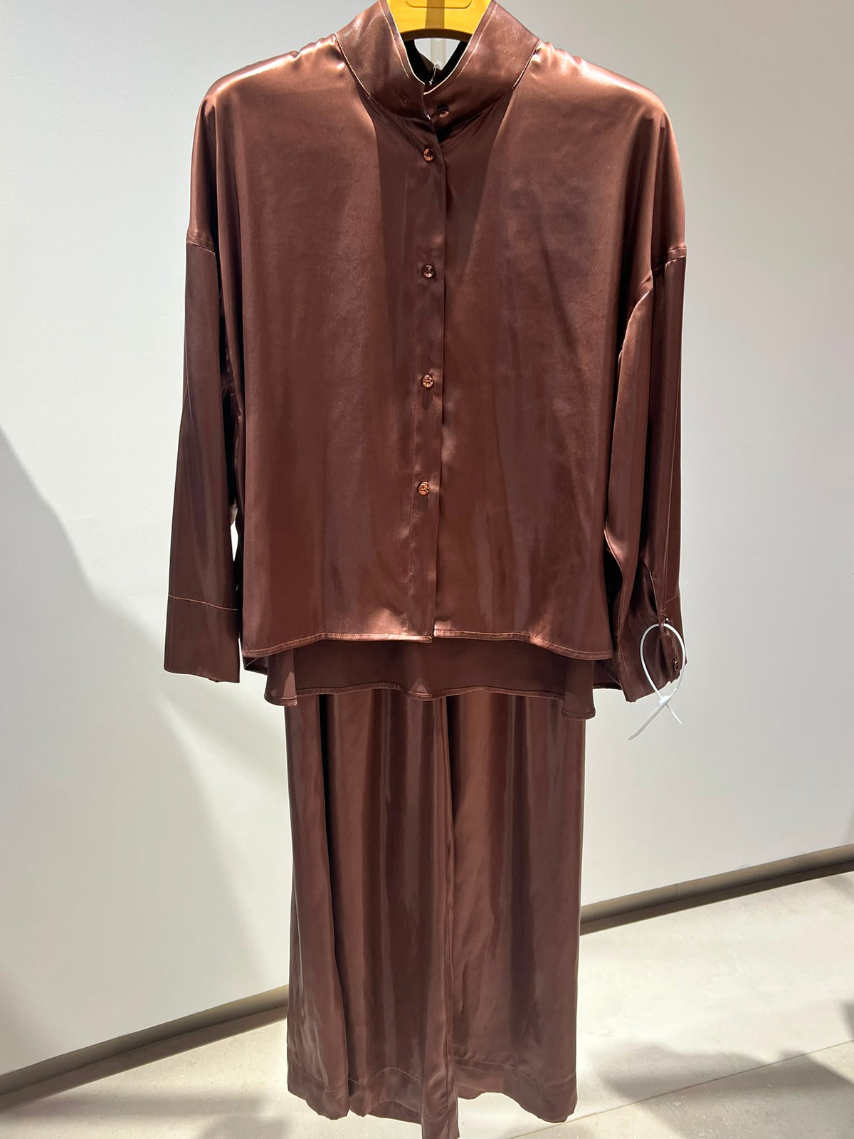 Brown Silk Set