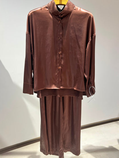 Brown Silk Set