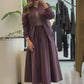 Plum Skirt Set